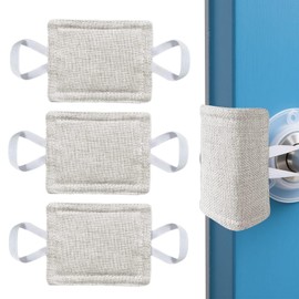 Door Silencer,Door Jammer,Quiet Door Closer Cushion,Door Slamming Silencer,Door Slam Preventer,Nursery Door Silencer,Bumper Safety Door Pads,Door Latch Cover for Noise Reducing Quiet Doors,4 x 3 in