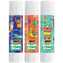 BIC ECOlutions Eco Glue Stick, Glue Sticks, 8 g, Pack of 6