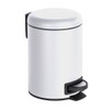 WENKO cosmetics pedal bin Leman, 3 liter, bathroom trash can,