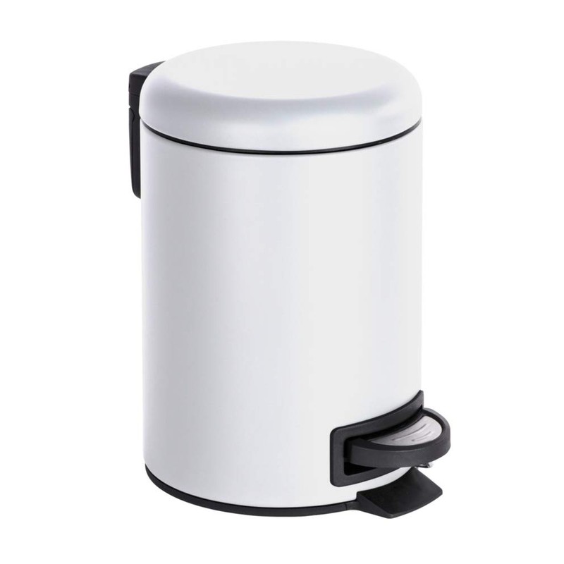 WENKO cosmetics pedal bin Leman, 3 liter, bathroom trash can,