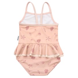 Gerber Girls' Standard One-Piece Swimsuit, Pink Shells