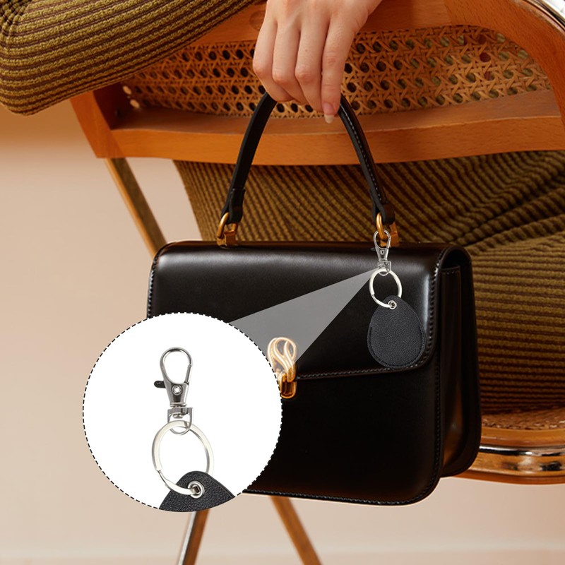 8pcs Key Fob Holder,Leather Key Fob Holder, Leather Keychain, Suitable
