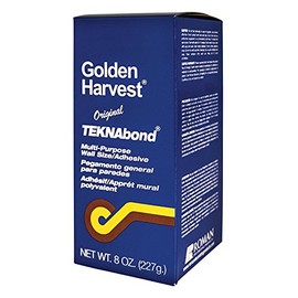 Roman TEKNAbond Wallpaper Wall Size & Adhesive, Ideal for Paper Mache, Dry Mix, White, 8-Ounce