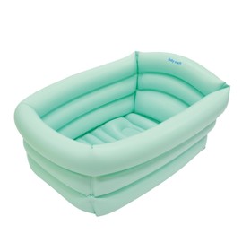 Eiwa 499712 Fluffy Baby Bath Inflatable Bathtub, Blue, 1 Piece (x1)
