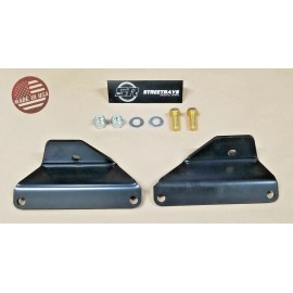 StreetRays [Originals] [SR] 79-95 Ford Mustang 5.0 5.8 Solid Motor Mount Drop / Lower SBF HD 302 & 351W