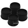 HANIHUA 4 Sets Furniture Risers 2 inch Black Bed Risers,
