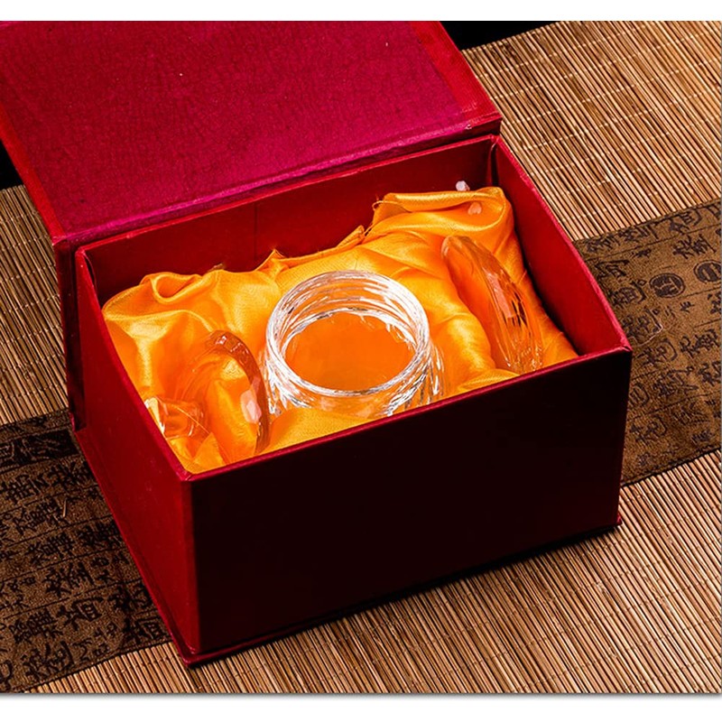 Houlu 1pc Crystal Glass Altar Cup, Holy Water Offering Cup,