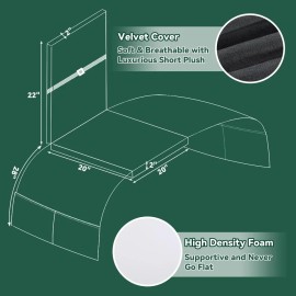 HOMBYS Recliner Chair Cushion for Elderly with Lumbar Support Pillow & Recliner Armreat