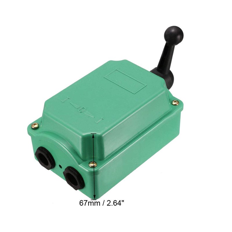 uxcell Drum Switch QS-30 3 Positon Forward/Off/Reverse Motor Control Plastic
