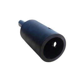 Standard 3/8" Drive Flat Round Chuck - Annular Cutter Bit Adapter w/ 3/4" Female Shank for Weldon Drill Press & Milling Machines