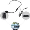Mini XLR 3 Pin TA3F Plug Headwear Microphone Headset Microphone