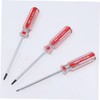 iplusmile 4pcs Triangle Screwdriver Vanadium Steel Removal Tool with Ergonomic