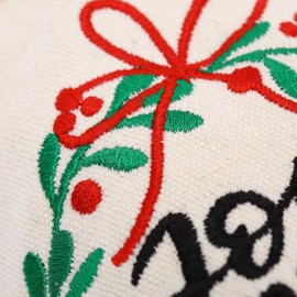 Papierdrachen Christmas Stocking, for Filling and Hanging on Fireplace or Stairs, Gift Bag, Gift Packaging, Linen, Set 4