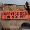 FITZNORA Embroidered Service Dog Do Not Pet Patches, 2 Pack