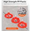 CXAFQ Spiral Leveller Base,Reusable and Easy Levelling, Wall Tile Fixer,