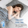 AEPINBH 60''x80''Cooling Blanket，Cold Blanket for Hot Sleepers,Lightweight Breathable, Instant Cool