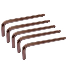 Bivethoi 12mm Hex Key Wrench L Shaped Ball End Allen Wrench L Shaped Extra Long Arm S2 Steel Repairing Tool