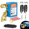 Aoteda Kill Switch for Car, 250A 12V/24V Remote Battery Disconnect