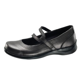 Aetrex Apex Y Stretchap Mary Jane Pewter Ww095