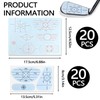 Huakaile 200 Pieces Golf Impact Tape for Iron, Reusable Foresight