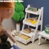 Odoria 1/12 Scale Miniature Plant Shelf Stand Dollhouse Furniture Accessories,