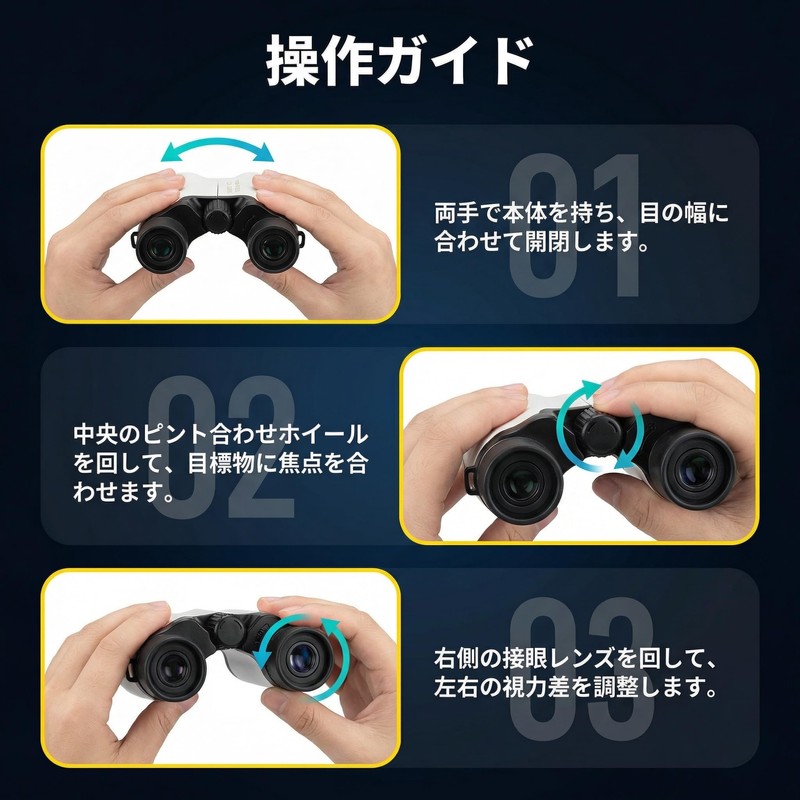 Opera Glass Binoculars, For Live Use, 10x (99.8% Transmittance, BAK4