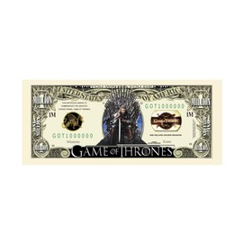 American Art Classics Pack of 5 - Limited Edition Game of Thrones | GOT | Collectible Novelty Bills