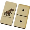 Azeeda 'Roarsome T Rex Dinosaur' Domino Set & Box (DM00052237)