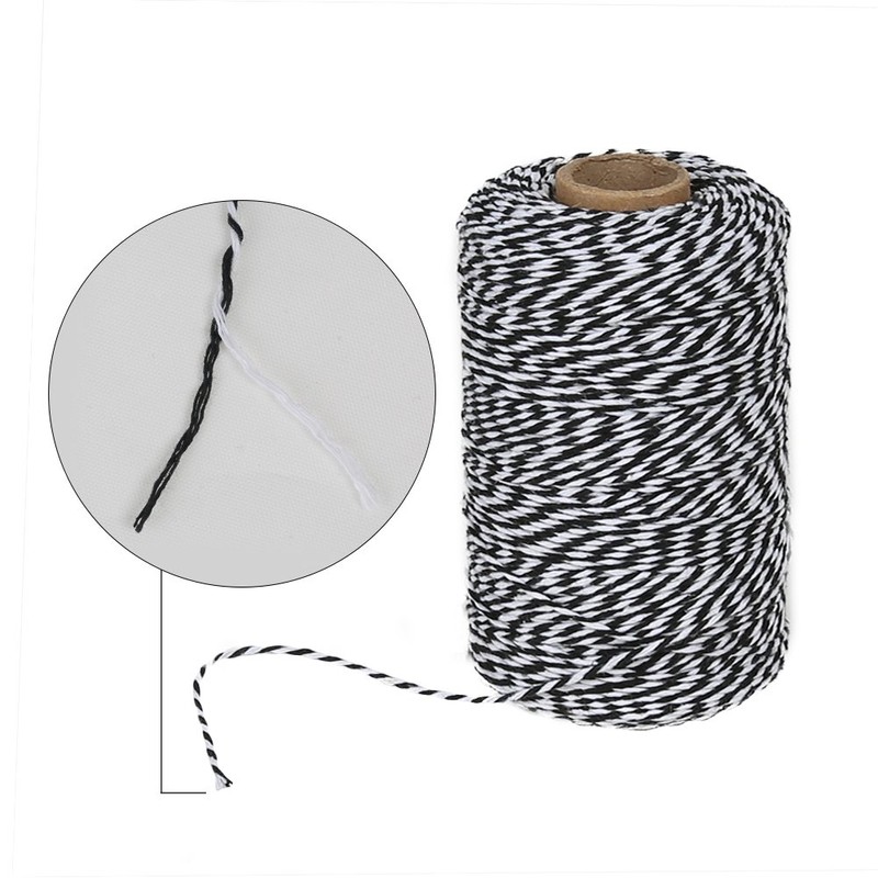 tenn well Christmas String, 200m Cotton Coloured Twine String for