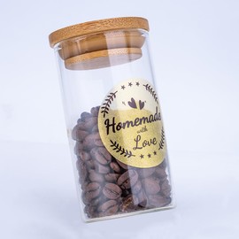 Phomemo M110 M120 M200 M220 M221 Round Circle Label – Thermal Labels for Price, Name, Address, Logo, Barcode, 50 mm x 50 mm, Gold (1 Roll)