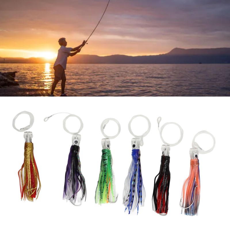 6pcs 25cm Saltwater Trolling Lure Saltwater Casting and Trolling Swimbait