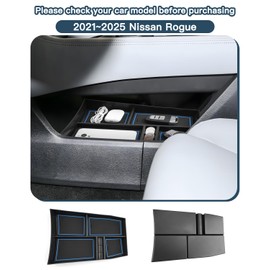 Ruiya Lower Console Organizer Compatible with 2021 2022 2023 2024 2025 2026 Nissan Rogue(S/SL/SV/Platinum) Armrest Storage Box Nissan Rogue Accessorie Console Pallet Container with Coin Storage