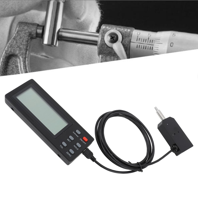 Micrometer Digital Display 0.00005in 0.001mm Resolution Multifunctional High Accuracy Measurement