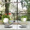 AceOrbit 12 Pcs Ornament Display Stand 6 Inch Iron Hanging