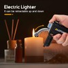 LcFun Electric Dual Arc Lighter USB Rechargeable, Windproof Plasma Lighters