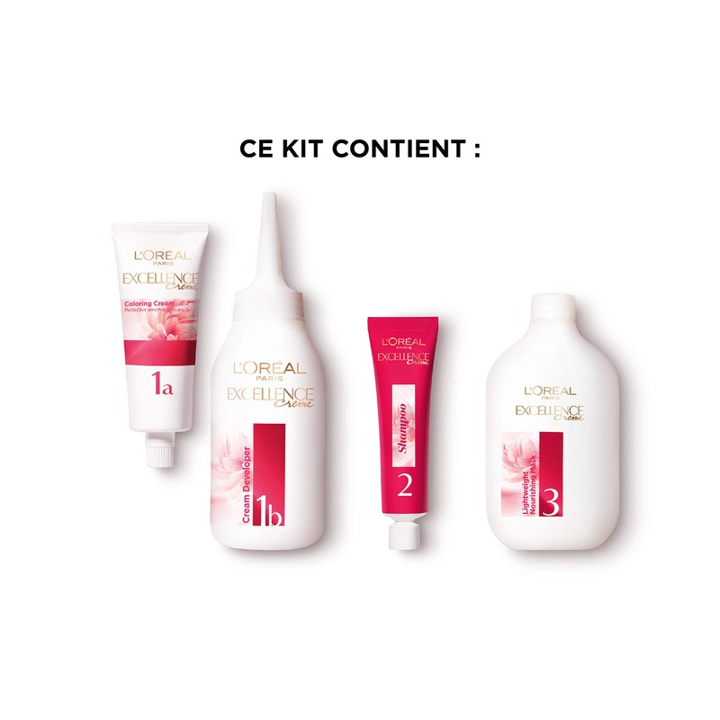 L'Oréal Paris Excellence Haarfarbe Kastanienbraun Dreifachpflege