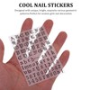 Healvian 15sets Geometric Pattern Nail Art Stickers for Nail Design
