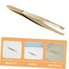 TOVINANNA 2pcs Eyebrow Clamping Eyebrow Trimming Tweezers Face Tweezers Eyelash
