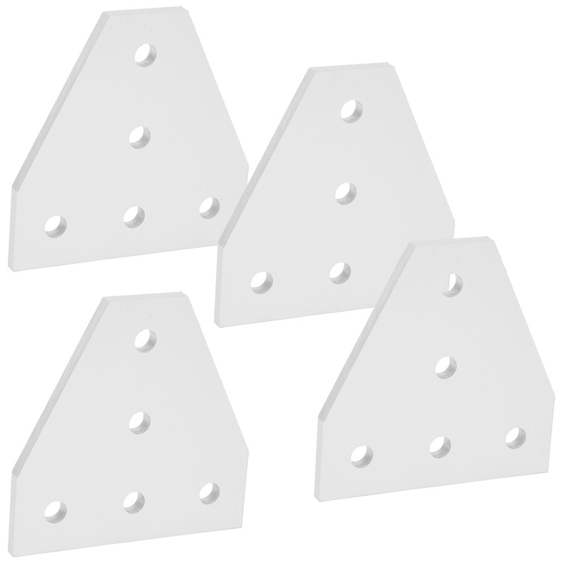 203040 T Shape Joining Plate Aluminium Alloy 5‑Hole Joint Bracket