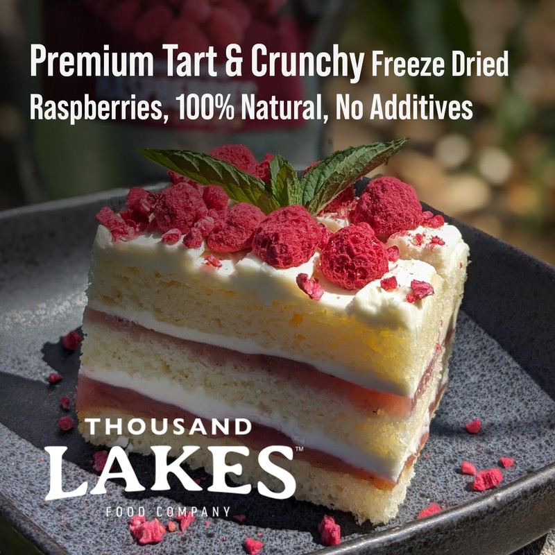 Thousand Lakes Freeze Dried Fruit - Raspberries - Bulk 5.6