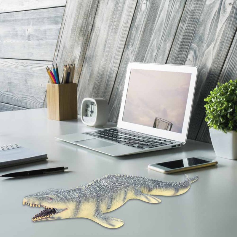 Highly Simulation Artificial Mosasaur Model Toy Child Learning Educational Toys