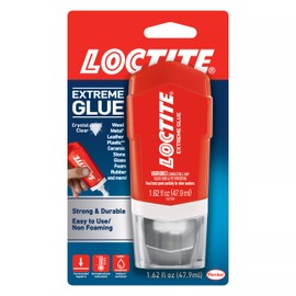 Loctite Extreme Glue, Clear, 1.62 fl oz Tube, 6 Pack - Strong All Purpose Glue for Wood, Metal, Leather, Crafts & Repair, Pastic, & More