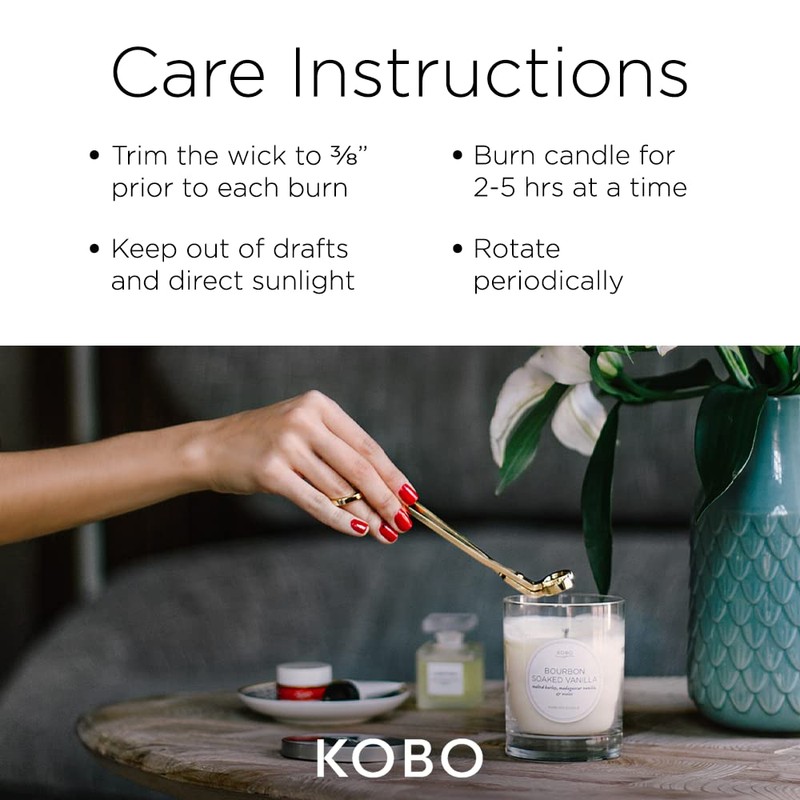 KOBO Bourbon 1792 Scented Candle (15 oz) | 100% Pure