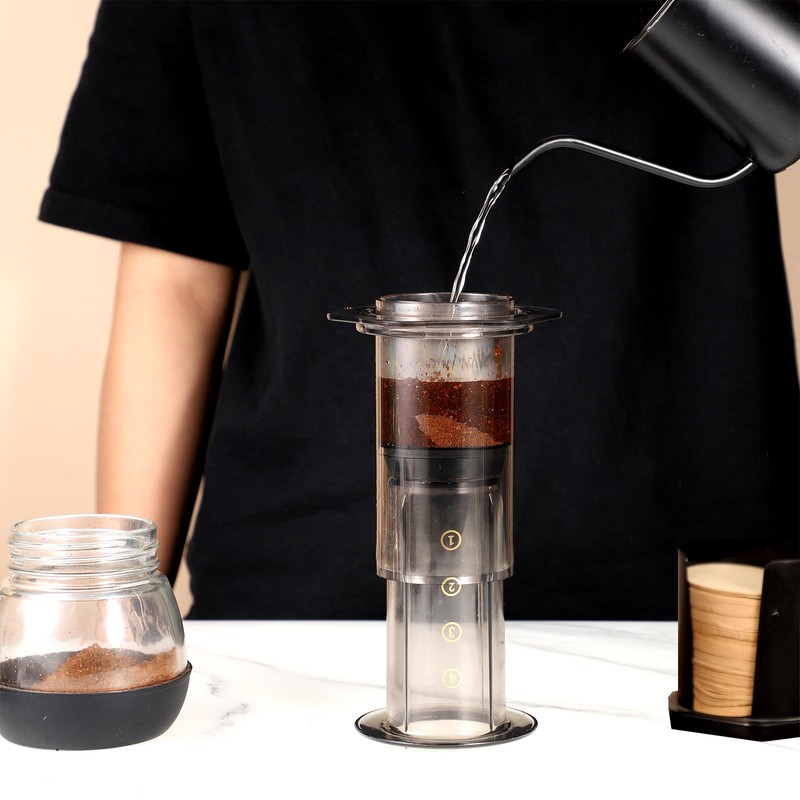 400Pcs Replacement Coffee Filter Paper, 2.5in Unbleached Natural Round Coffee