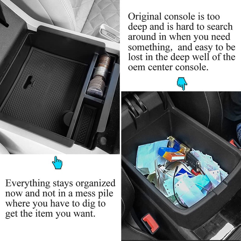 Vesul Center Console Armrest Storage Box Compatible with Nissan Maxima