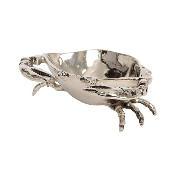 Culinary Concepts Nickel Crab Bowl, Silver