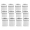 Mountain West Company 48 fl oz Square Clear Jar with