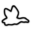 Flying Duck Cookie Cutter with Easy to Push Design (4