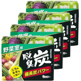 [Bulk Purchase] Deodorizer for Refrigerators, Vegetable Compartments, 5.0 oz (142 g) x 4 Packs, Deodorizer