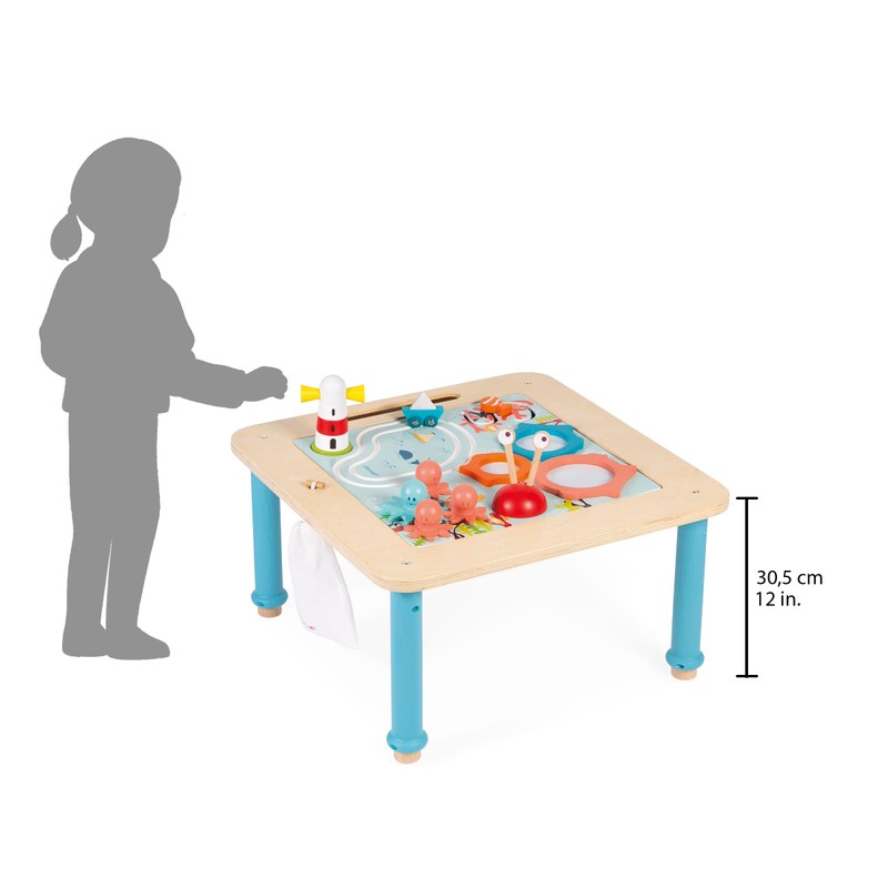 Janod - J08041 - Evolutionary Wooden Activity Table - 5